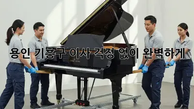 용인 기흥구 이사, 걱정 없이 완벽하게!